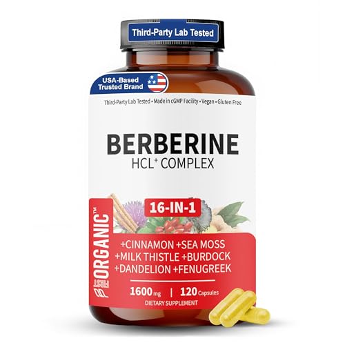 Main product image for Berberine HCL Metabolic Guard+ Complex 1600mg, 120 capsules