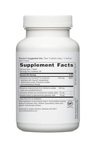 BerberPure Berberine hydrochloride 1500 mg daily dose illustration