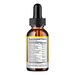 Turmeric extract and black pepper with berberine liquid drops