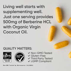 Berberine metabolic support ingredients