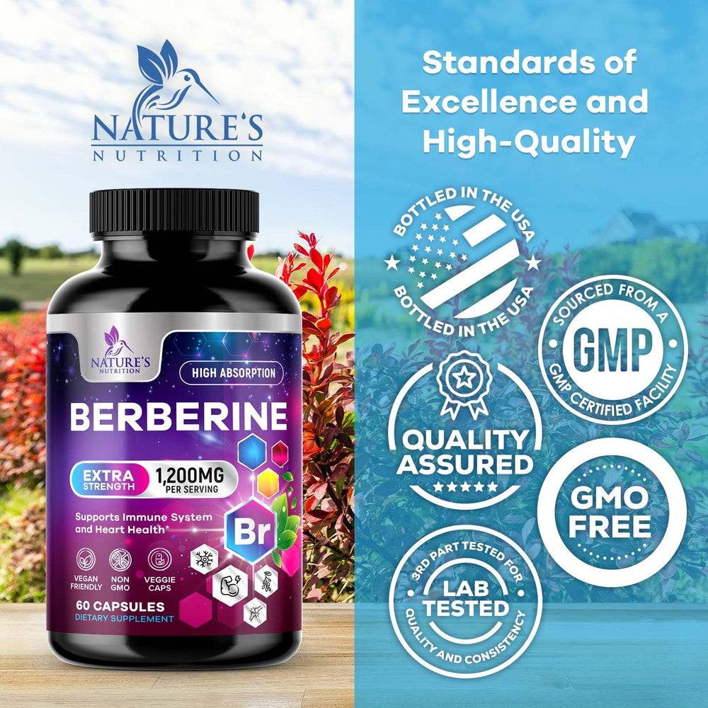 Berberine HCL 1200mg product box
