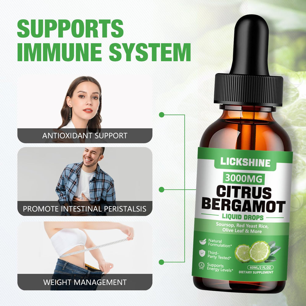 Absorption chart for Lickshine Citrus Bergamot Liquid Drops