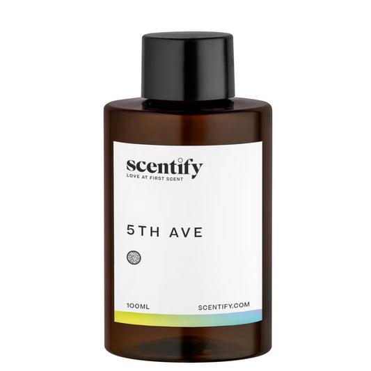 Diffuser oil featuring bergamot, strawberries and green leafy floral notes in 100ml bottle