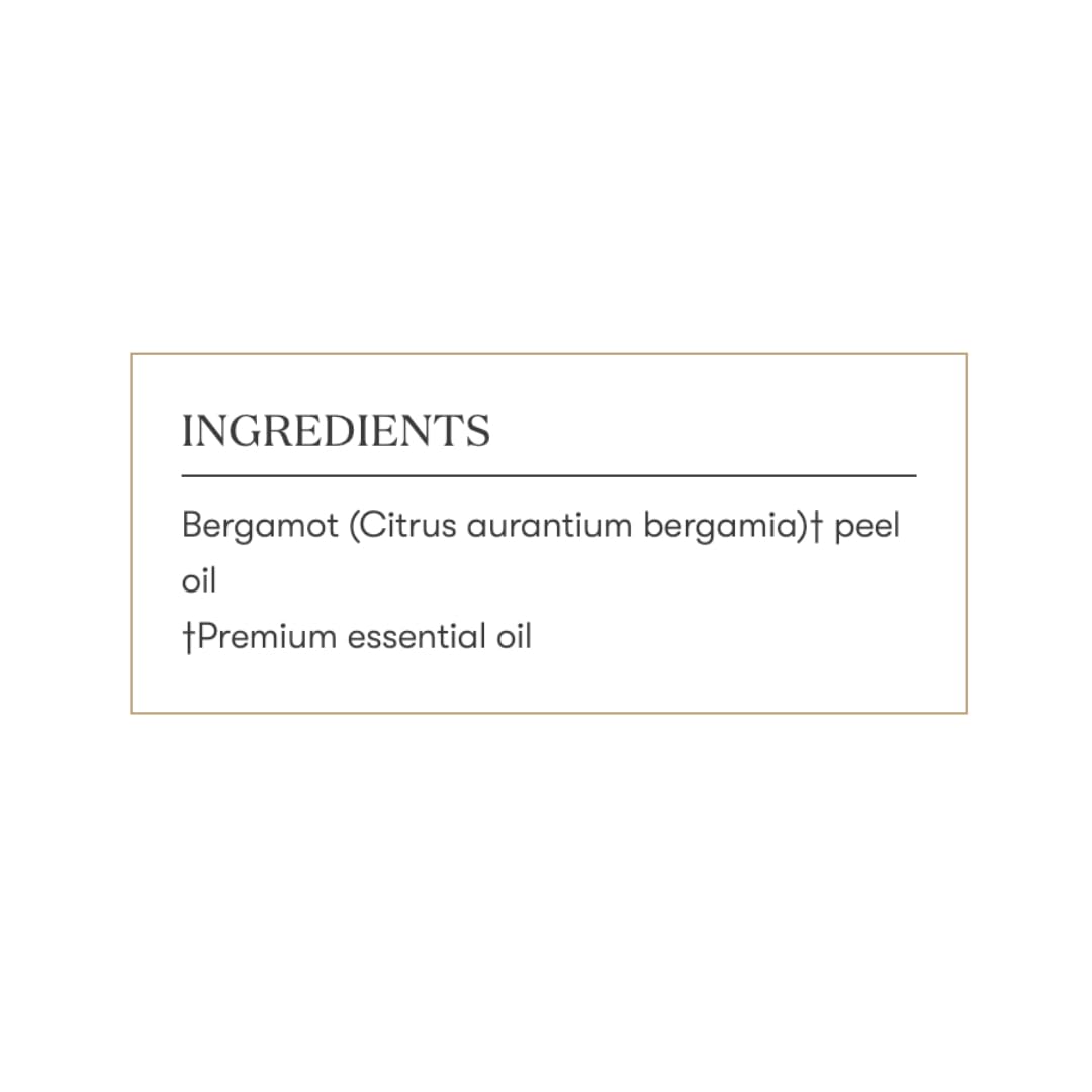 Bergamot Vitality tea infusion shows a citrus note enhancing drinks.