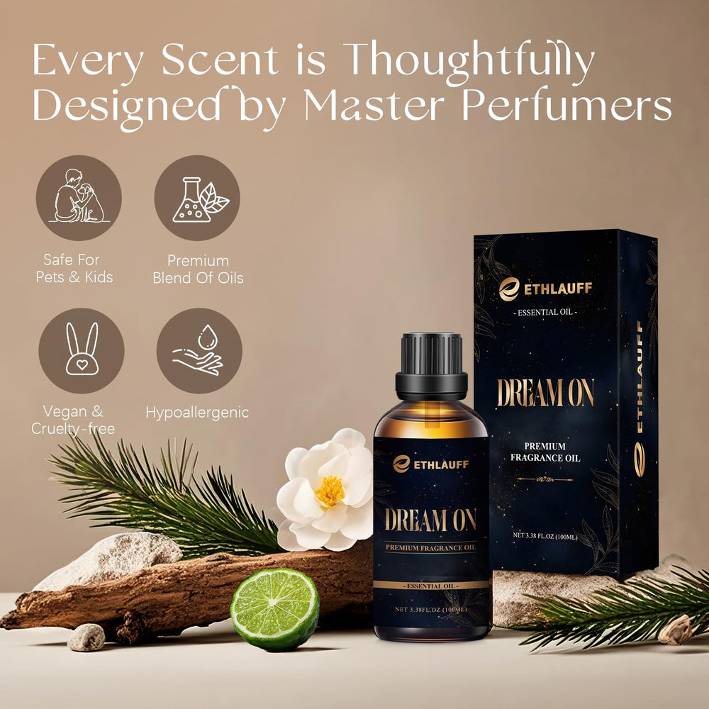 Close-up of Bergamot, White Tea, Bluebell, and Cedarwood notes