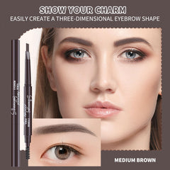 Berinist eyebrow pencil 12-pack Medium Brown filling sparse areas naturally