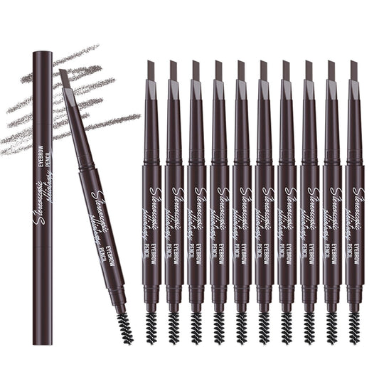 Berinist eyebrow pencil 12-pack in Medium Brown, outlining for precise brows
