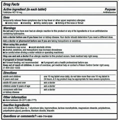 berkley jensen 365-count bottle supports long-term allergy management