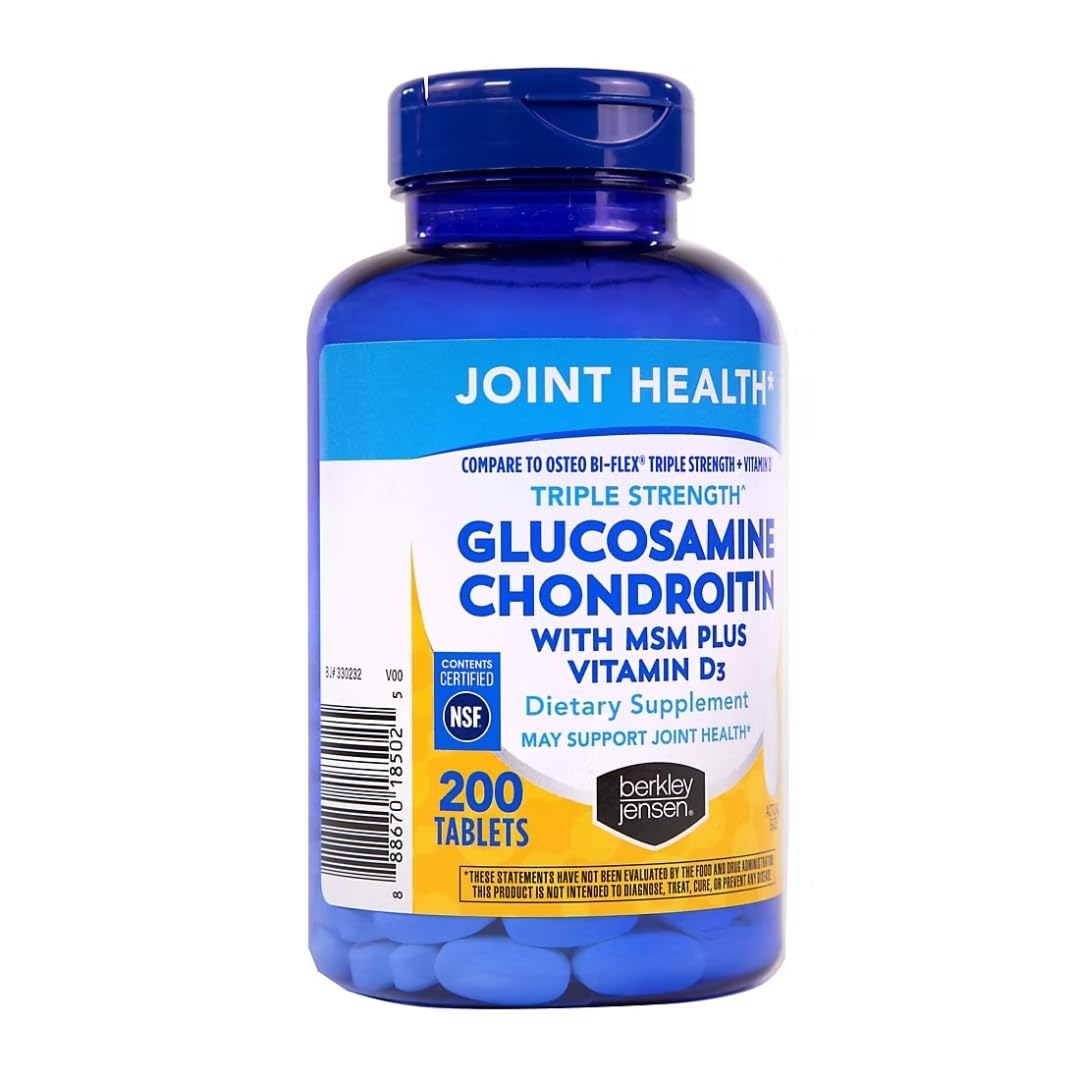 Bottle label showing 200 count