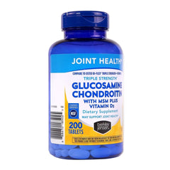 Bottle label showing 200 count