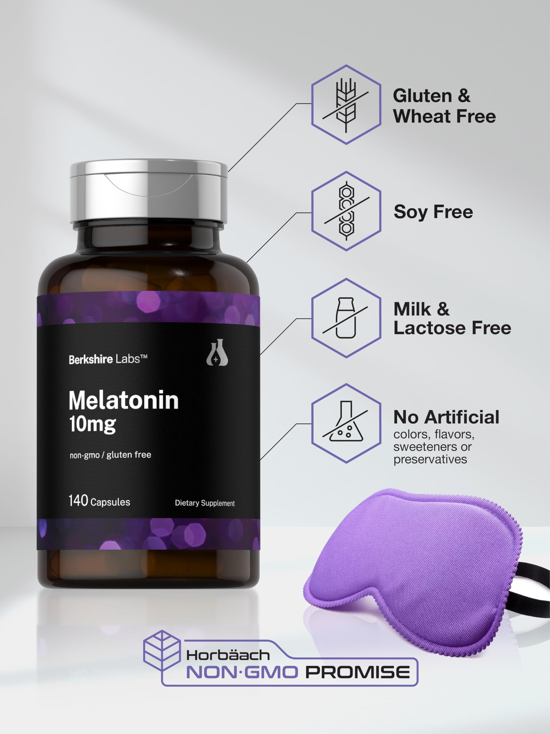 Berkshire Labs Melatonin bedtime support packshot