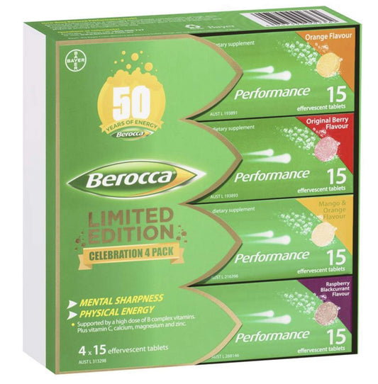 Limited Edition Celebration Pack displaying four flavours