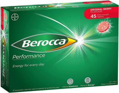 Berocca Performance Original Berry product box and tablets