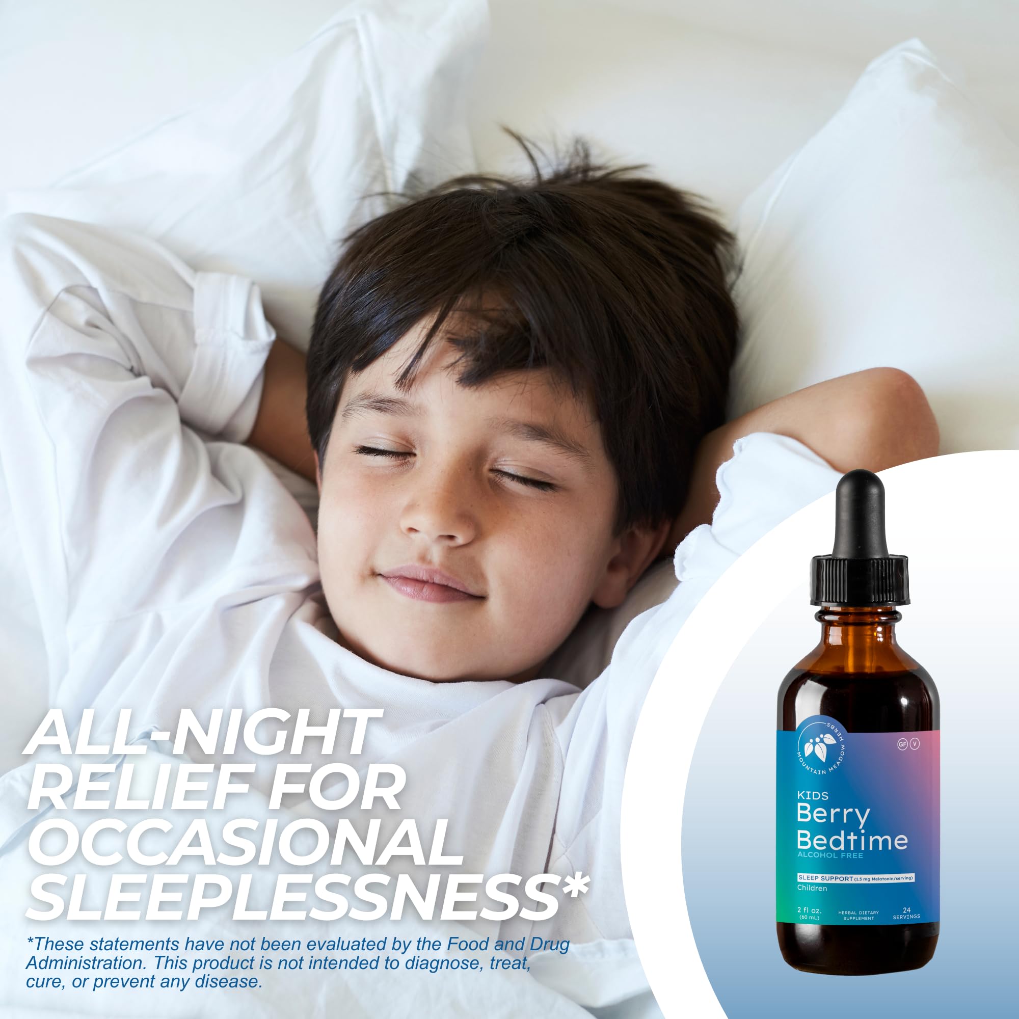 Ingredients blend for Berry Bedtime Drops
