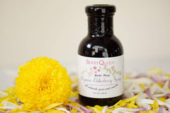 Ingredients: organic elderberries, raw honey, water