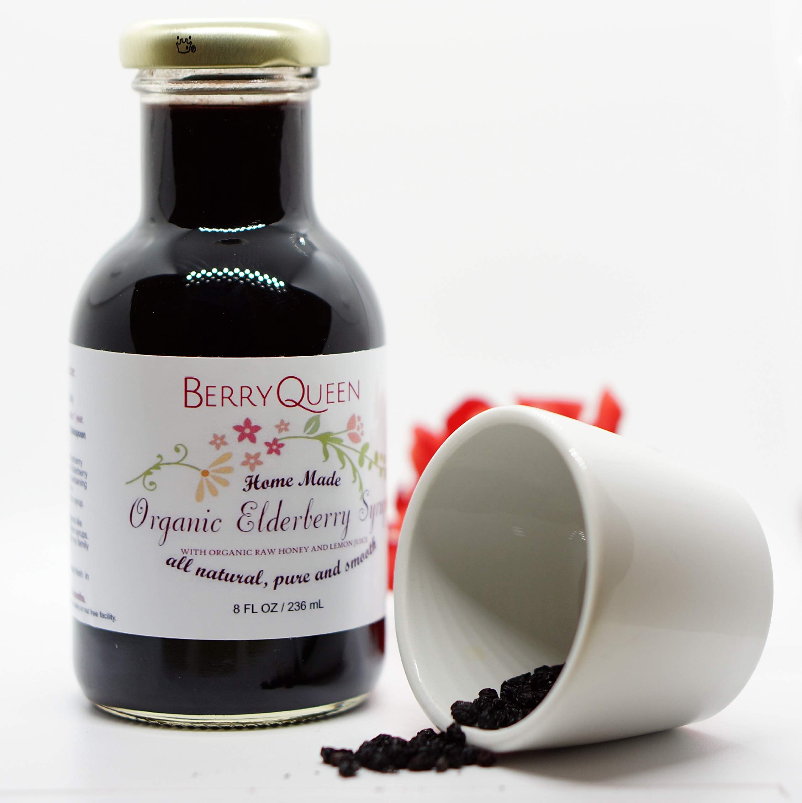 8 oz bottle with packaging and label