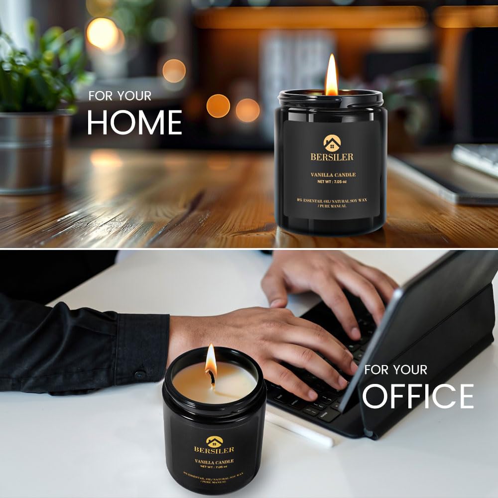 Bersiler gift box for men scented candle
