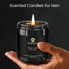 Bersiler masculine black candle design
