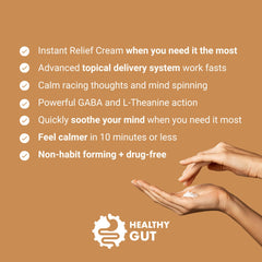 BeSerene IR topical cream applied to wrist