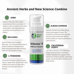 Side view of BeSerene IR topical cream jar
