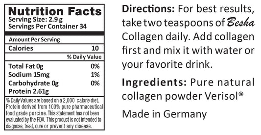 Usage image for Verisol collagen bioactive peptides
