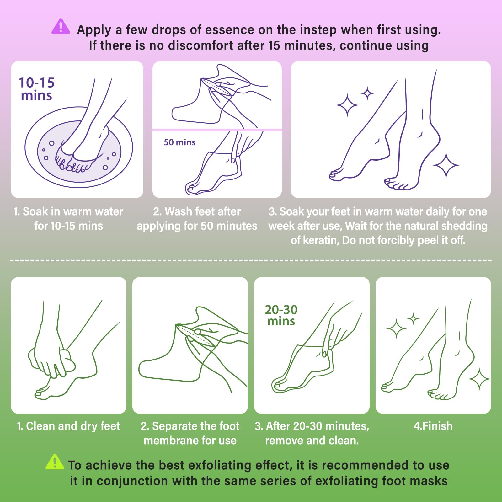 BESNEL foot mask gift packaging image emphasizing premium presentation.