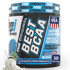 BPI Sports Best BCAA Powder Blue Raspberry canister