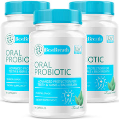 Best Breath Oral Probiotic bottle with 90 capsules (3-month supply)