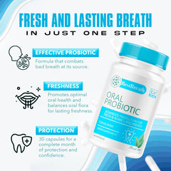 Three-month supply visual for Best Breath Oral Probiotic