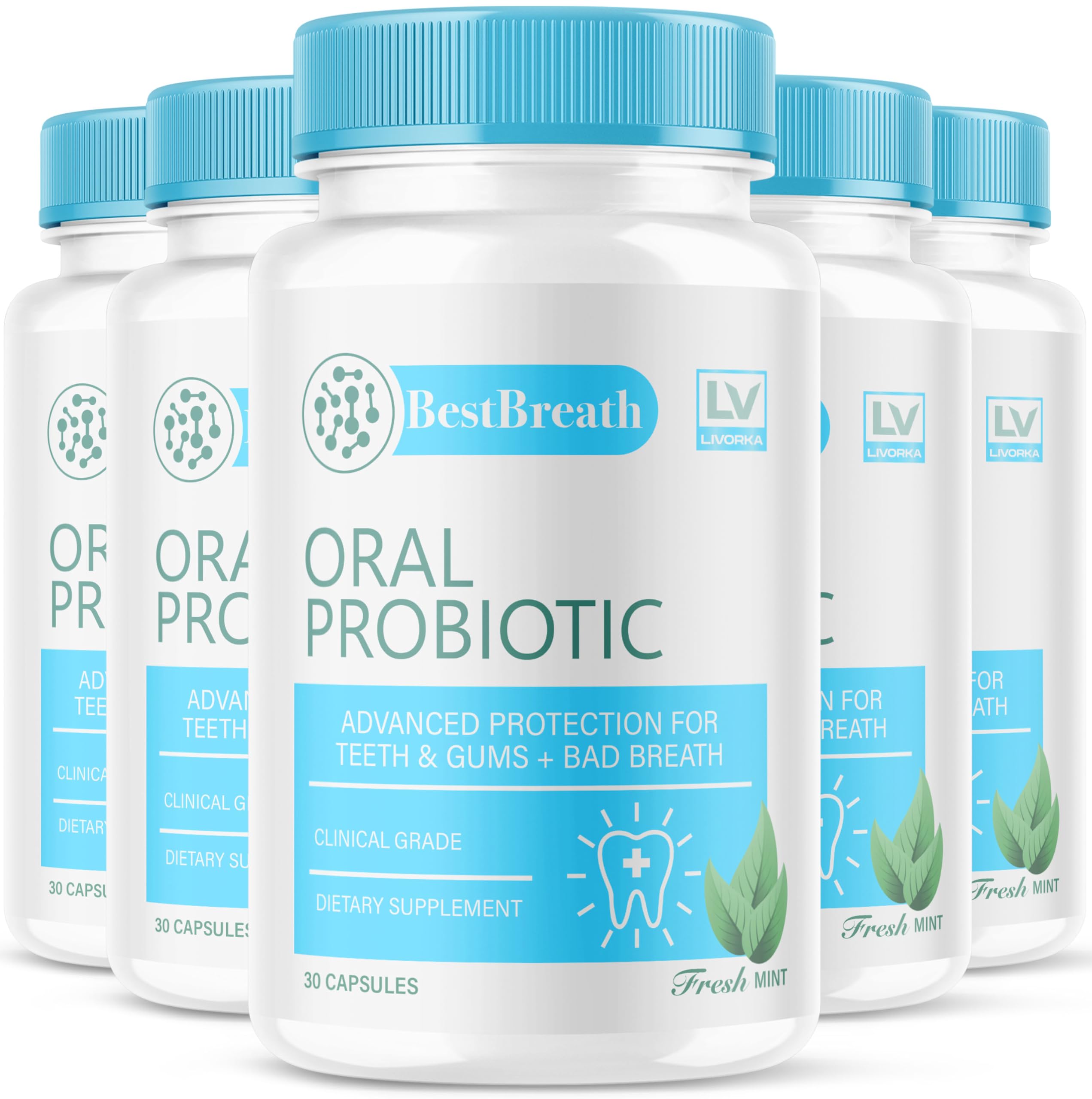 Best Breath Oral Probiotic 5 Pack – main product image