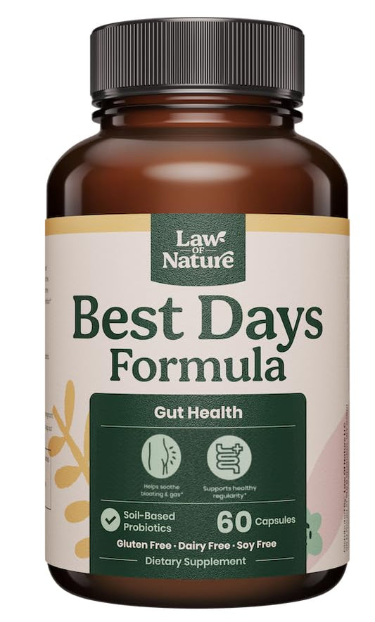 Best Days Formula bottle with front label