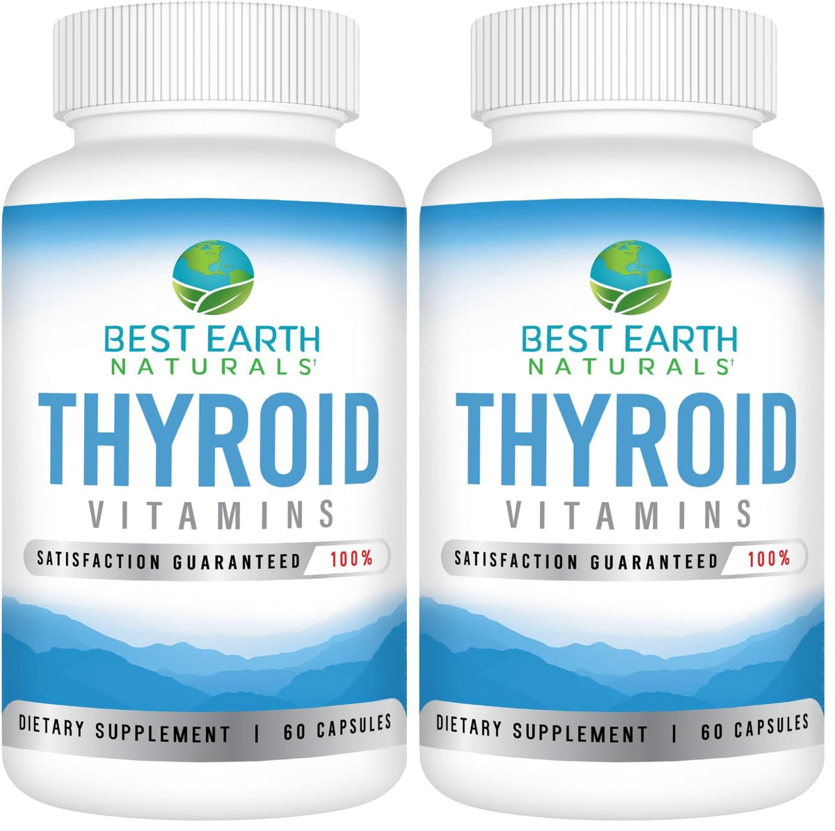 Best Earth Naturals Thyroid Support Pack 2 bottle label