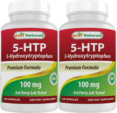 Best Naturals 2-Pack 5-HTP 100 mg bottle front