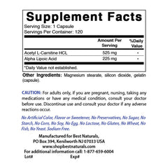 Close-up label showing 750 mg per capsule
