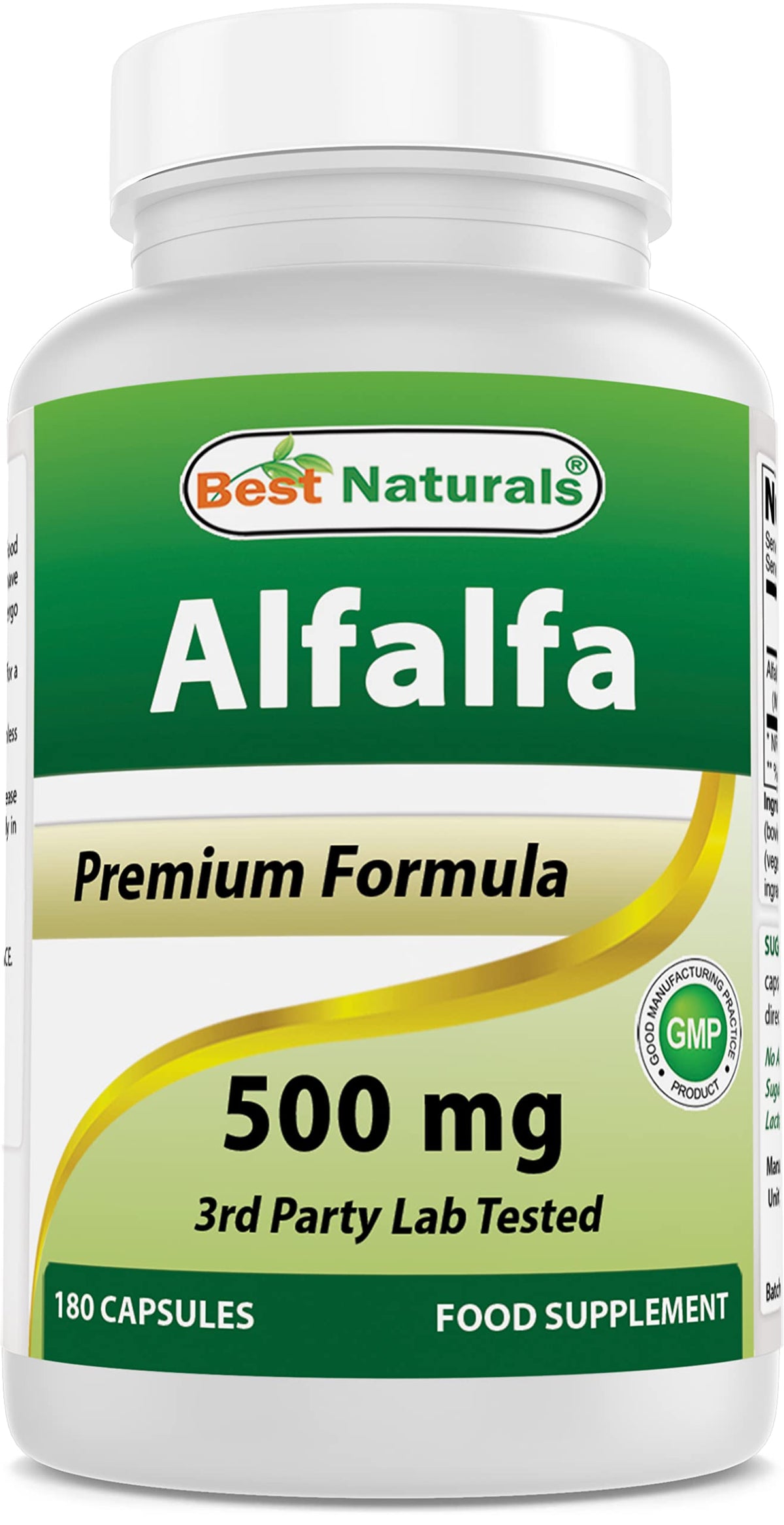 Best Naturals Alfalfa Green Super Food bottle – front view