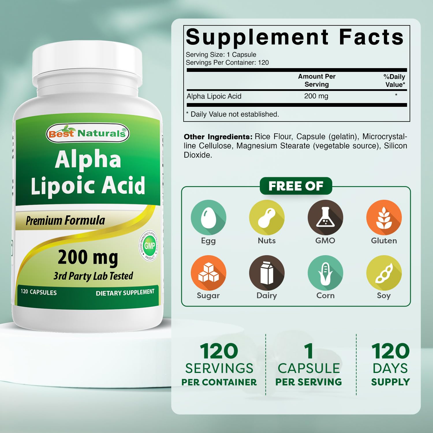 USA-made GMP-compliant facility label