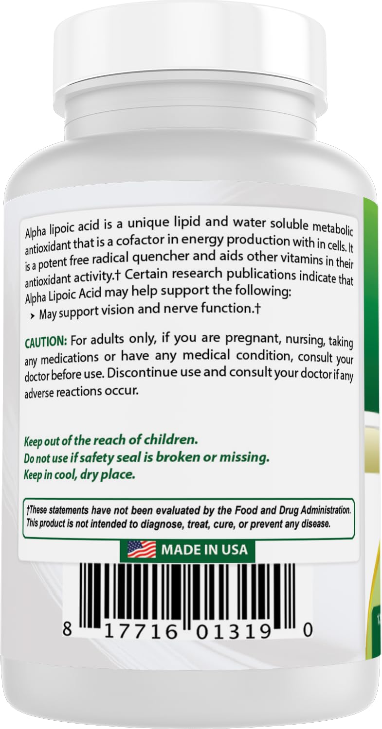 Back of packaging with allergen and ingredient information
