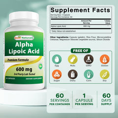 60 capsules per bottle display