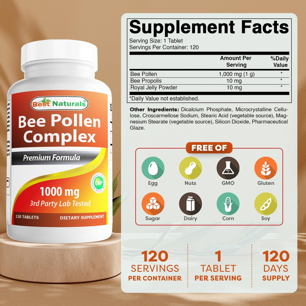 Close-up of bottle showing 1000 mg per tablet