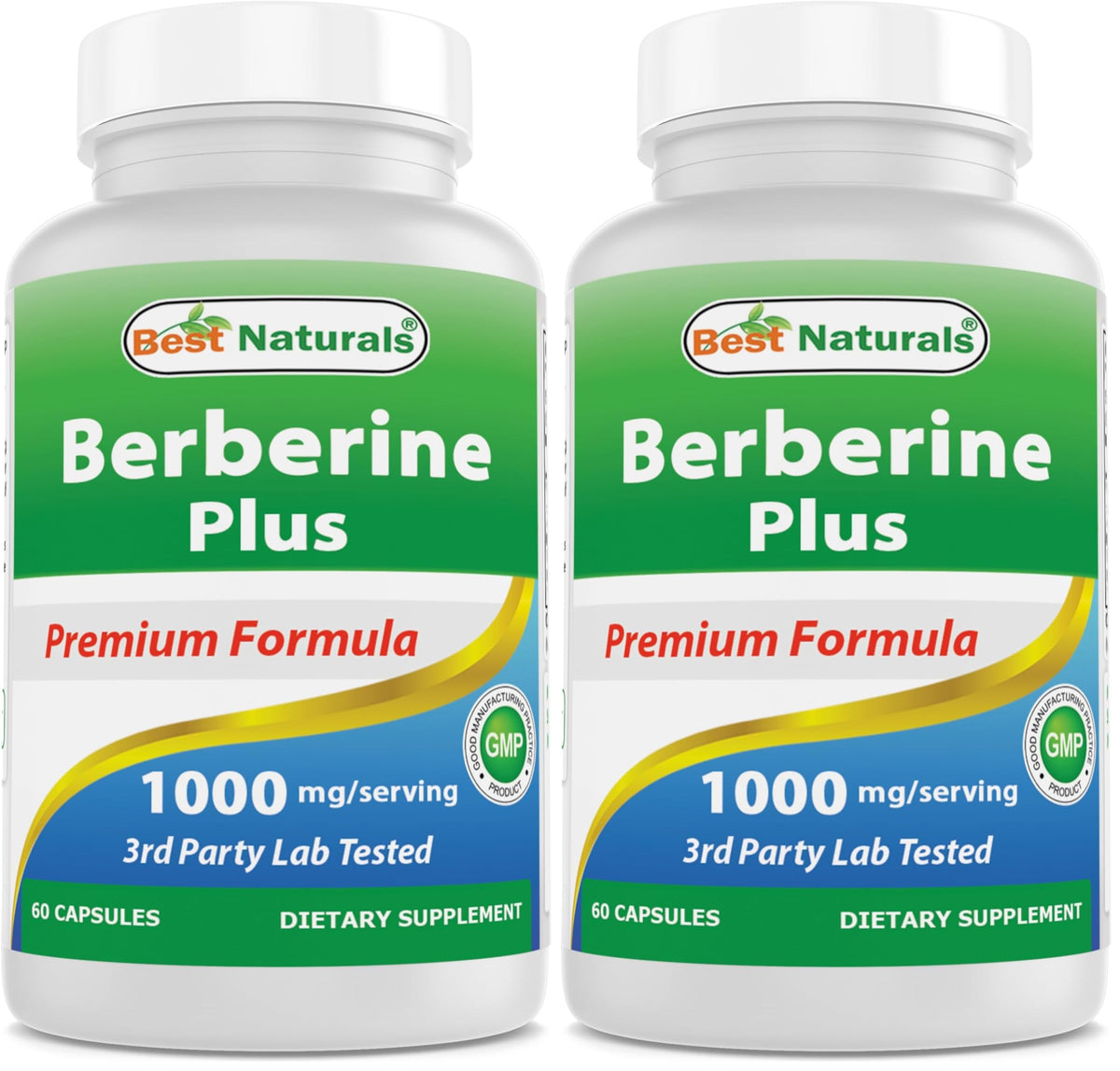 Best Naturals Berberine Plus bottle with 60 capsules