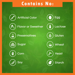 Close-up of the product label highlighting 1000 mg per serving
