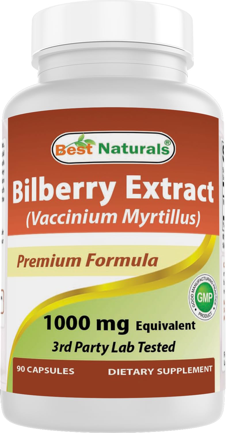 Best Naturals Bilberry Extract bottle front view
