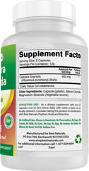 Best Naturals Cascara Sagrada packaging flatlay emphasizes ingredient clarity