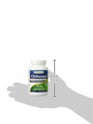 Close-up of Best Naturals Chitosan 500 mg bottle