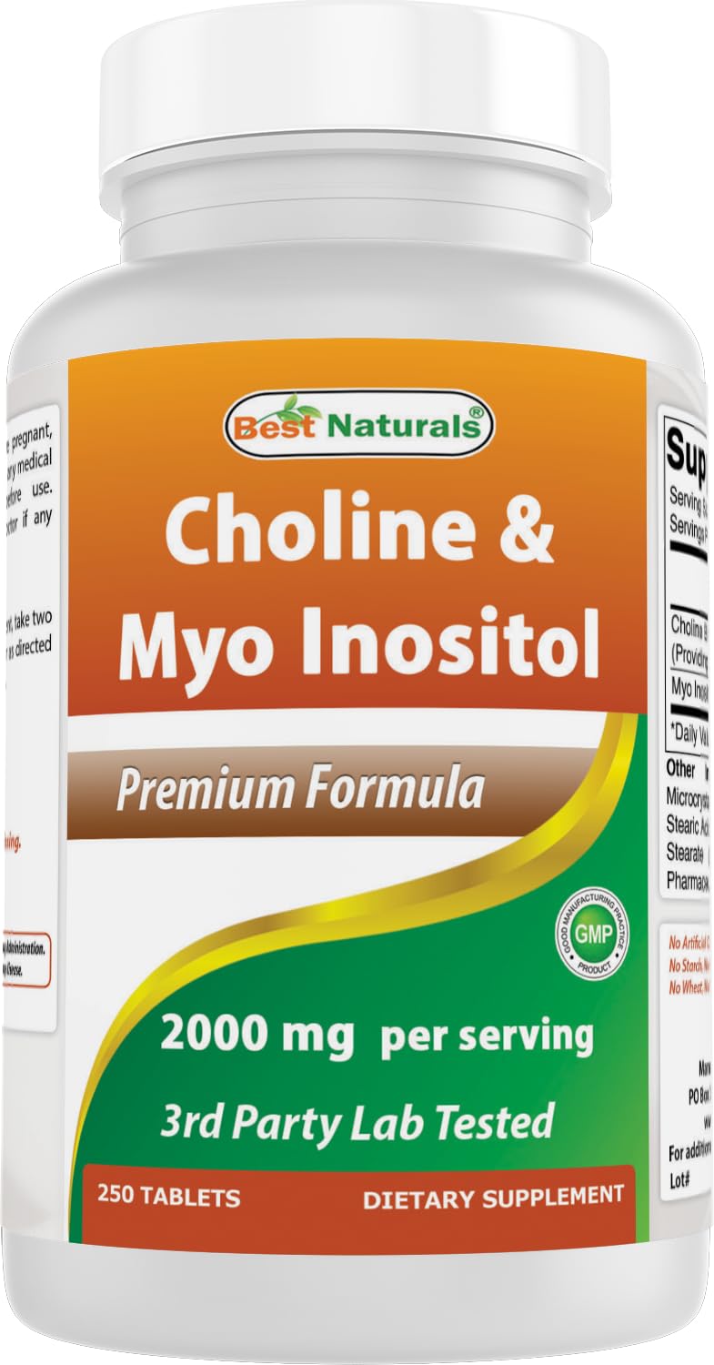 Best Naturals Choline Inositol bottle and label