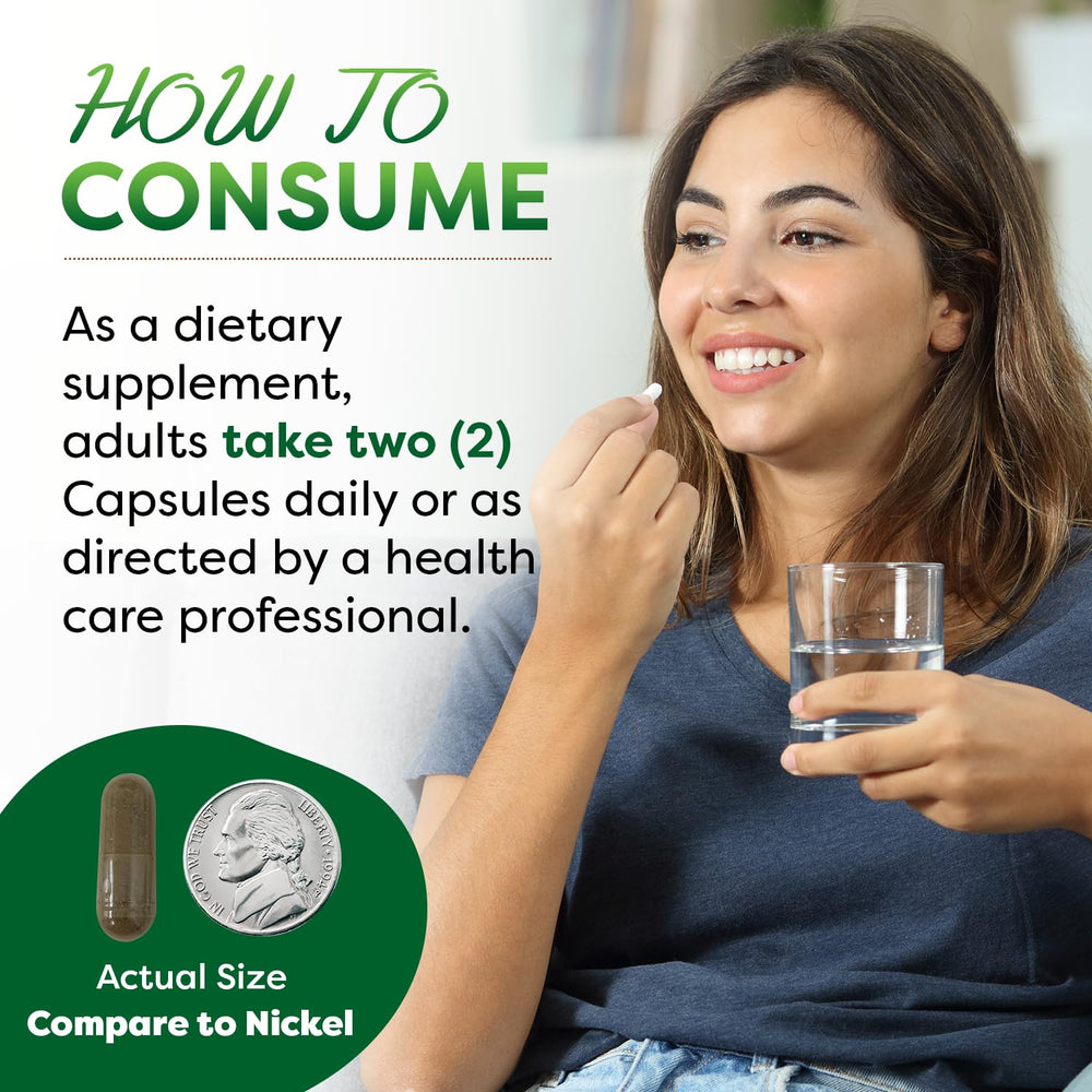 Packaging and bottle for Best Naturals Eyebright 470 mg - 180 capsules