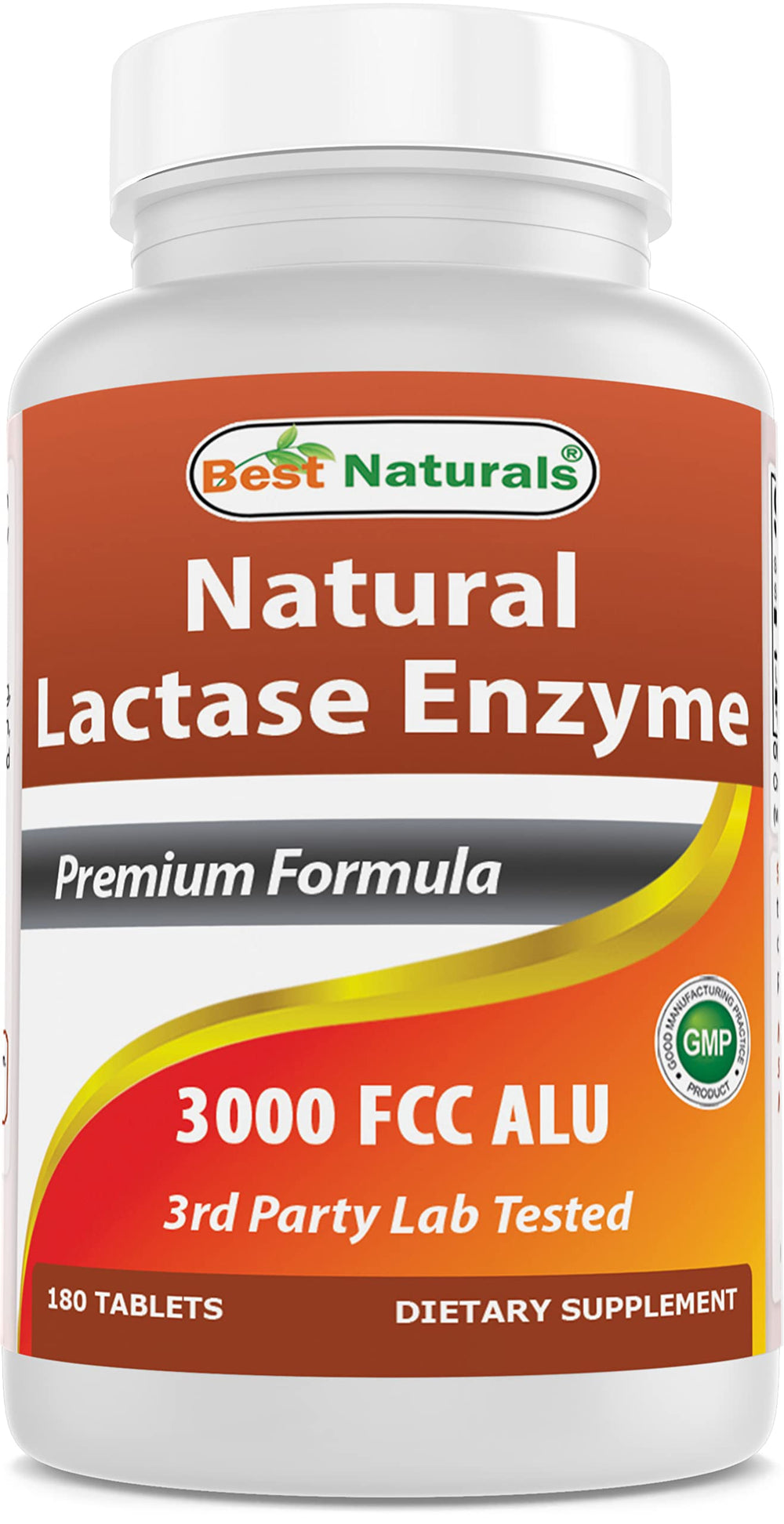 Ingredients and allergen information for Best Naturals Lactase Enzyme