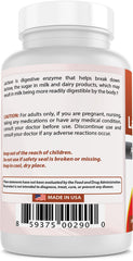 Made in USA stamp for Best Naturals Lactase Enzyme