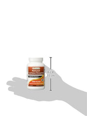 Lactase enzyme tablets bottle on kitchen counter