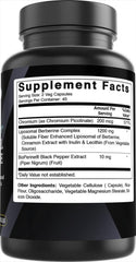 Front of Best Naturals Liposomal Berberine packaging with Bioperine